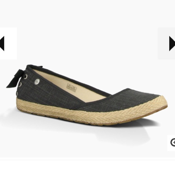 UGG Shoes - Ugg cute Indah canvas flat with lace up bow detail